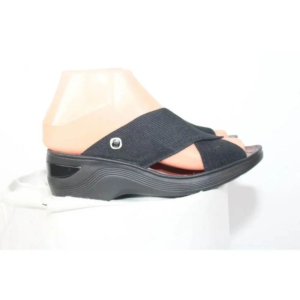 ladies BZEES wedge sandals size 5.5M - Picture 2 of 8